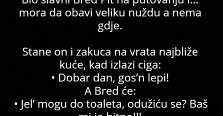 VIC: Bred Pit na putu