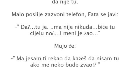 VIC: MUJO JE TU!