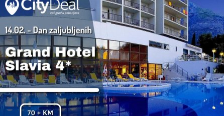 DAN ZALJUBLJENIH: prepustite se čarima wellness užitka u Baškoj Vodi i Grand Hotelu Slavia 4* sa Vašom voljenom osobom!