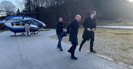 OGLASIO SE VUČIĆ IZ HELIKOPTERA KOJI JE UPAO U NEVRIJEME, PITALI SU GA DA LI SE PLAŠI: Evo šta je odgovorio