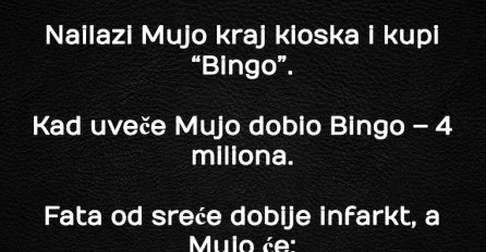 VIC: Mujo dobio bingo