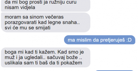 SIN DOVEO SNAHU KUĆI, JA RUŽNIJU DJEVOJKU NISAM VIDJELA: I muž se zgrozio, STID ME KOMŠILUKA, šta će reći kad je vide?(FOTO)