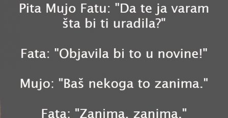 VIC: ŠTA AKO MUJO PREVARI FATU?