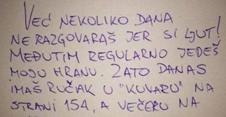 BIO SAM LJUT NA SUPRUGU DANIMA, A ONDA MI JE OSTAVILA OVO PISMO NA STOLU: Kad sam pročitao zadnji dio oči su mi stale, uvjerite se i sami