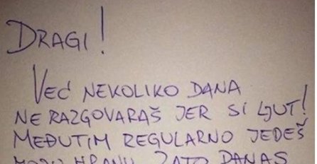 MUŽ JE DANIMA LJUT NA MENE, A POSLIJE OVE PORUKE ME JOŠ VIŠE ZAMRZIO: Nije mu bilo dobro kad je vidio, ODMAH SE SPAKOVAO I OTIŠAO!