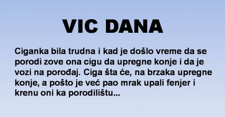 VIC DANA: Ciganka bila trudna