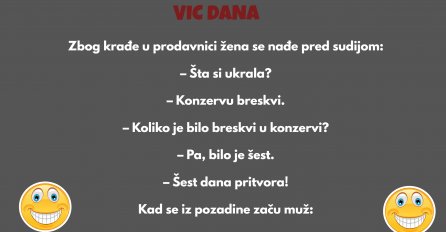 VIC DANA: Žena ukrala iz prodavnice breskve
