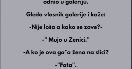 VIC DANA: Naslikao Suljo svoju prvu sliku