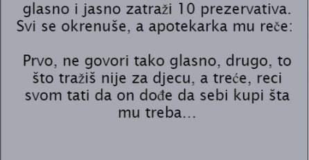 VIC: Perica u apoteci