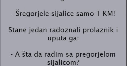 VIC: Ciga prodaje pregorjele sijalice