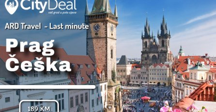 LAST MINUTE: Ne propustite PRAG + BEČ u hotelu Adeba 3* u centru Praga po cijeni od SAMO 189 KM!