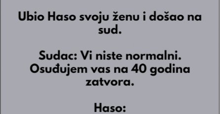 VIC DANA: Ubio Haso ženu