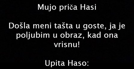 VIC: Mujo poljubio taštu