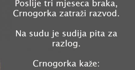 VIC: CRNOGORKA HOĆE RAZVOD