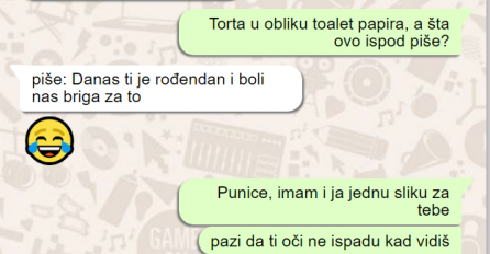 HTJELA SAM SE NAŠALITI SA ZETOM, pa sam napravila tortu u obliku wc-papira: A ONDA SAM DOBILA ŠOKANTAN ODGOVOR! (FOTO)