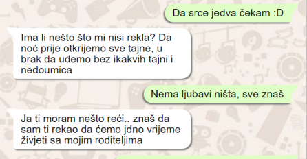 POKAZAO SAM SVOJOJ BUDUĆOJ ŽENI KUĆU U KOJOJ ĆEMO ŽIVJETI NAKON ŠTO SE SUTRA VJENČAMO: Kad je vidjela sliku odmah je odustala od SVADBE, ŠOKIRAN SAM