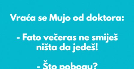 VIC DANA: Vraća se Mujo od doktora