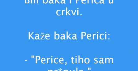 VIC: Baka i Perica u crkvi
