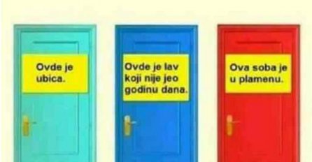 MOŽETE IZABRATI SAMO JEDNA: Na koja vrata bi ušao da spasiš svoj ŽIVOT, DA LI ZNATE PRAVI ODGOVOR?! (FOTO)