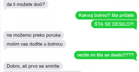JAVILI SU MI DA MI JE SUPRUGA U BOLNICI I POSLALI NJENU SLIKU: A kad su mi rekli šta joj je POBJESNIO SAM, NEK MI NE DOLAZI NA OČI!