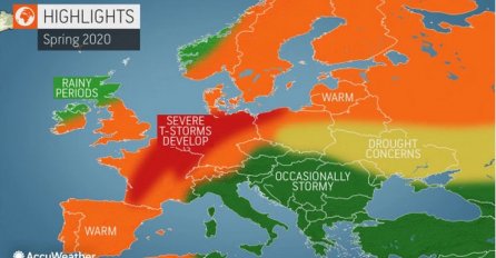 ACCUWEATHER OBJAVIO PROGNOZU ZA PROLJEĆE: Zima je bila bez snijega, a EVO ŠTA NAS SAD ČEKA, OVO SE NE PAMTI!