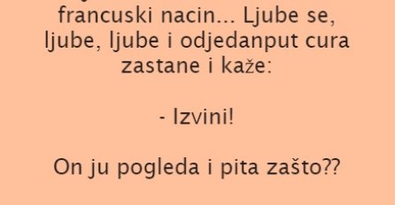 VIC: POLJUBAC NA FRANCUSKI NAČIN