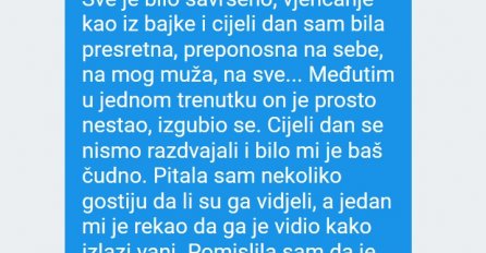 "Na vlastitom vjenčanju sam uhvatila muža kako me vara"