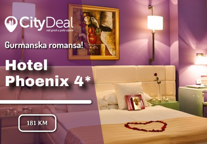 GURMANSKA ROMANSA za dvoje u Zagrebu u najromantičnijem hrvatskom hotelu Phoenix 4*!