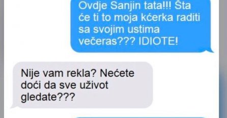 POSLAO SAM SANJI PRLJAVU PORUKU, KAD MI SE JAVIO NJEN TATA JEDVA SAM SMISLIO KAKO DA SE IZVUČEM: Kad je vidio moj odgovor odmah se srušio, BRUKA