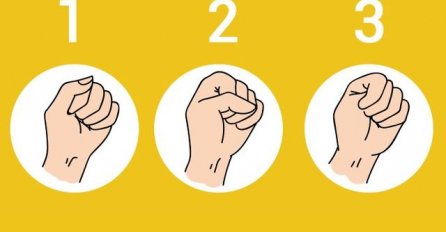 PRVO STISNITE ŠAKU, PA ONDA POGLEDAJTE SLIKU: Evo šta ovaj test govori o vama, AKO STE IZABRALI OVAJ BROJ NEĆETE BITI ZADOVOLJNI!