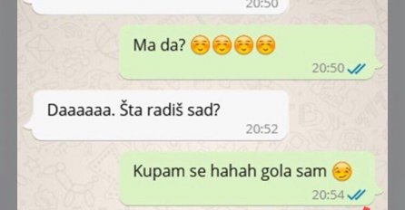 MJESEC DANA SVOJU DJEVOJKU NISAM VIDIO, A ONA MI DANAS POŠALJE SLIKU IZ KADE, ZLO MI DOŠLO: Htio sam da je ženim, ali sada više ne! (FOTO)
