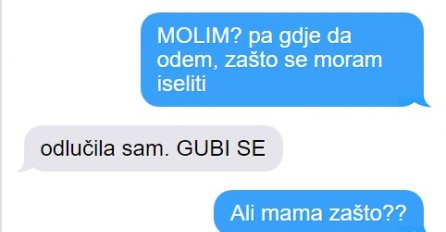MAMA MI JE POSLALA OVU PORUKU, A ONDA SAM PROČITALA RAZLOG: POČELA SAM SE TRESTI, nije moguće?!