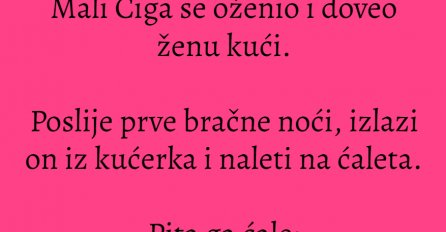 VIC: Oženio se mali ciga i pita ga tata