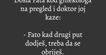 VIC: Govori ginekolog Fati