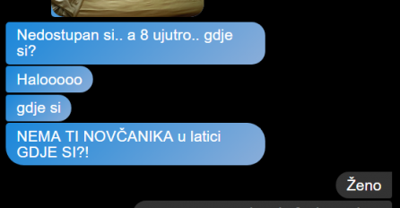 BUDIM SE JUTROS, A MUŽA NEMA U KREVETU, POSLALA SAM MU TONU PORUKA, A ONDA MI JE OVO STIGLO: Za koga sam se ovo udala, evo gdje je otišao