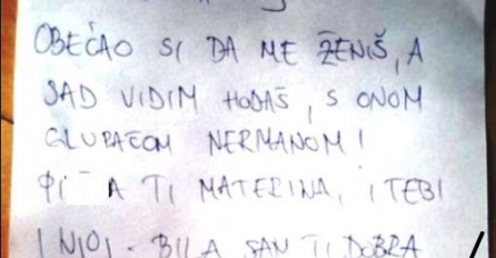 SANELU JE OSTAVIO MOMAK, A OBEĆAO JOJ JE DA ĆE JE ŽENITI: Sada mu je ostavila poruku o kojoj BRUJI REGION, EVO ZA ŠTA MU JE DAVALA PARE, HIT!