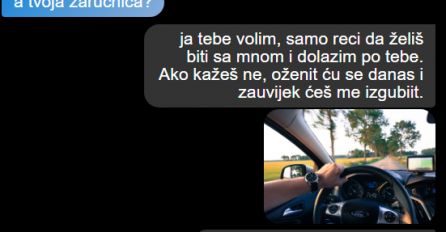 DANAS SE ŽENI MOJ BIVŠI I POSLAO MI JE OVU PORUKU: Ponudio mi da pobjegnemo skupa, RAZMISLILA SAM I OVO MU ODGOVORILA, njegova REAKCIJA ME ZAPREPASTILA!