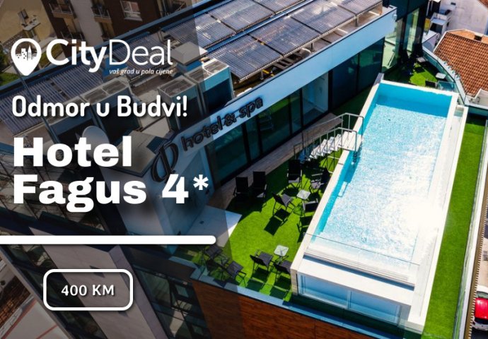 Smješten u srcu Budve Fagus Hotel & Spa Vas očekuje! Provedite nezaboravan odmor sa Vama dragom osobom!