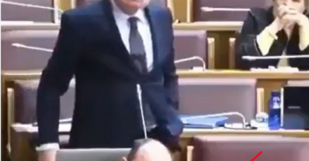 CIRKUS U SKUPŠTINI NA BALKANU, ZASTUPNIK TAMAN LIJEPO ZASPAO: Kad... (VIDEO) 