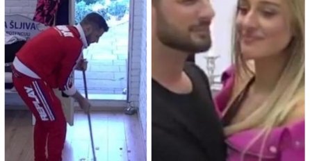 TEK SU SE POMIRILI, a Luna je već počela da  KOMANDUJE: Naredila mu da uzme METLU I URADI OVO! Evo kako je Marko odreagovao! (VIDEO)