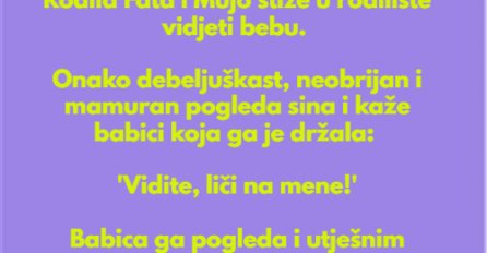 VIC DANA: Rodila Fata i Mujo stiže u rodilište vidjeti bebu