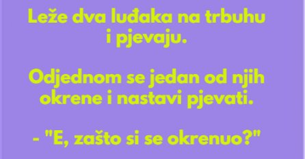 VIC DANA: Leže dva luđaka i pjevaju