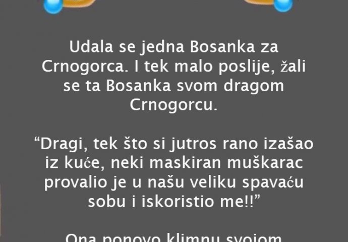 VIC: Udala se jedna Bosanka za jednog Crnogorca