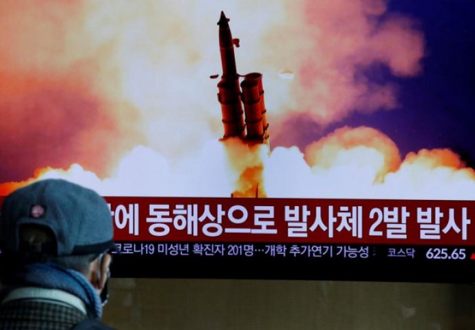UPRKOS UPOZORENJU VIJEĆA SIGURNOSTI Sjeverna Koreja ispalila tri projektila
