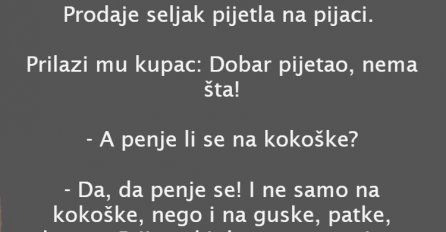 VIC: SELJAK PRODAJE PIJETLA