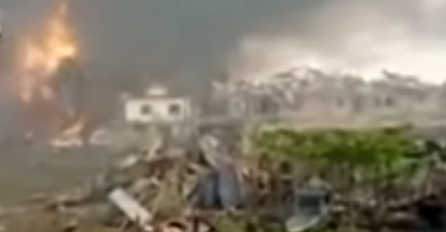 ODJEKNULA STRAHOVITA EKSPLOZIJA, VATRA KRENULA PREMA NAFTOVODU: Više od 50 zgrada odletjelo u vazduh, ima mrtvih i povrijeđenih!