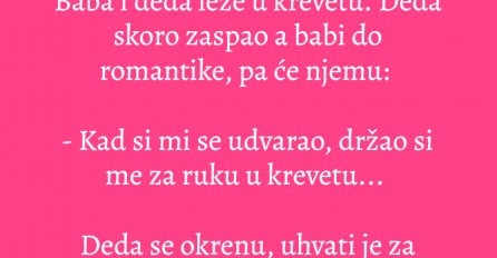 VIC: Baba i deda legli da spavaju