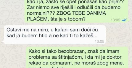 POČELI SMO ŽIVJET ZAJEDNO I OSTALA SAM TRUDNA, A ON PO ČITAV DAN SKAČE PO KAFANAMA: Danas sam ga molila da dođe kući, A ON ME ODGOVOROM RASPLAKAO, PAKUJEM SE!