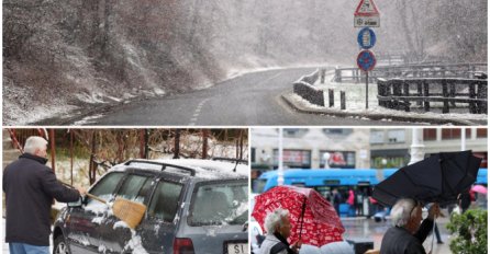 STIGLO UPOZORENJE METEOROLOGA, PRIPREMITE SE NA KIŠU I SNIJEG: Puhat će snažan vjetar, BIT ĆE OPASNO