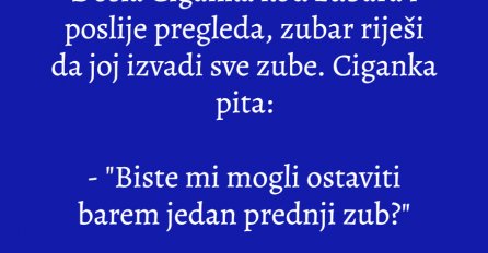 VIC: Ciganka vadi zube